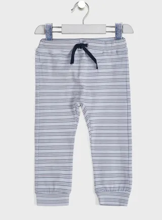 Kids Striped Knitted Sweatpants 