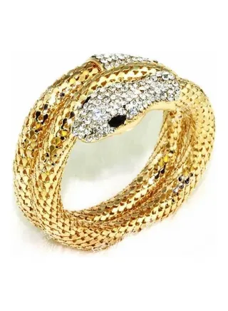 Gold Snake Pattern Bracelet 