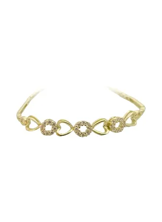 Pure 925 Sterling Silver Trendy Design Bracelet 