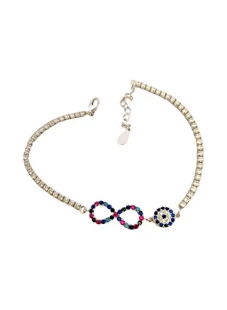 Pure 925 Sterling Silver Exaggerated Design Bracelet 