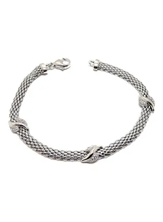 925 Sterling Silver Fashionable Bracelet 