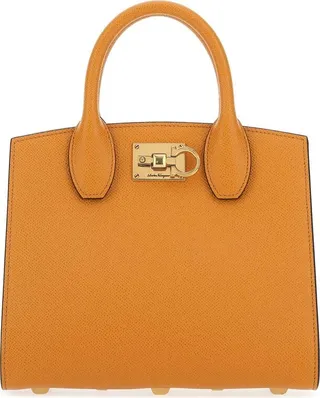 Salvatore Ferragamo Studio Box Tote Bag