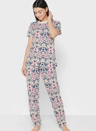 All Over Printed Pyjama Set