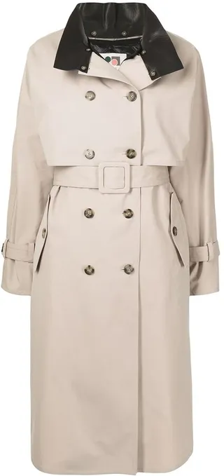 High Neck Trench Coat