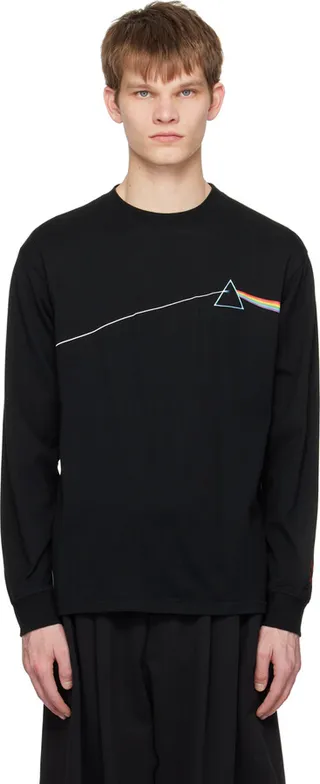 UNDERCOVER Black Print Long Sleeve T-Shirt