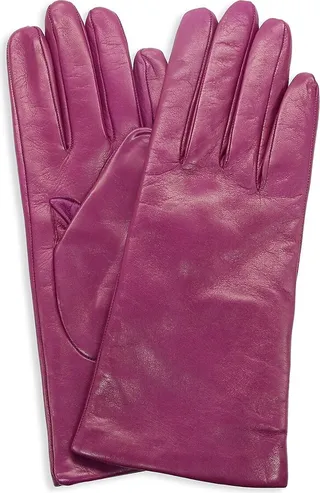 9" Long Leather Gloves