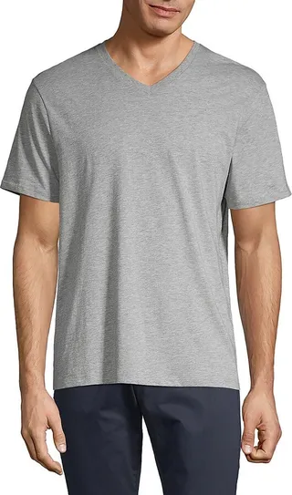 V Neck Cotton Tee