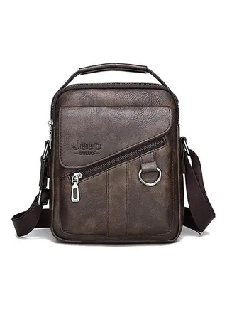 Casual Crossbody Bag Brown 