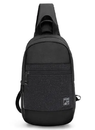 XB00060 7.9-Inch Tablet Crossbody Sling Chest Waterproof Bag, Black 