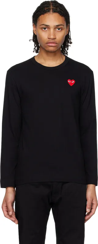 Comme des Garçons Play Black Heart Long Sleeve T-Shirt