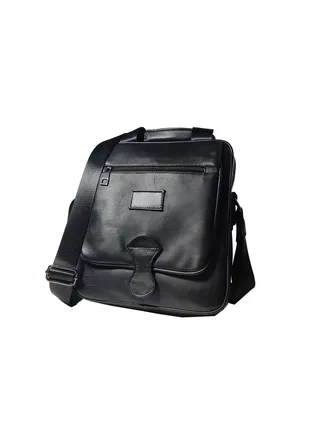 Men’s Genuine Leather Crossbody Bag With Classy Design, Medium Size 