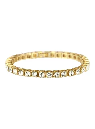 Glitter Single Row Rhinestone Bracelet 