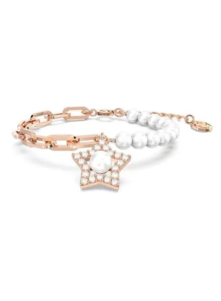 Swarovski Women's Gentle and Exquisite Pearl Lucky Star Bracelet 