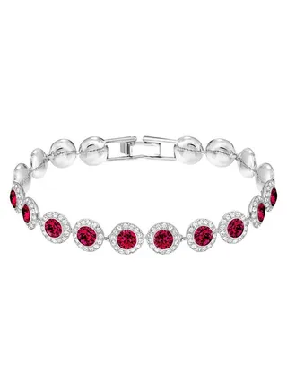 Swarovski Round Set Sparkling Exquisite Bracelet Red 