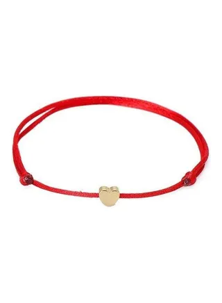 Heart Charm Rope Lucky Bracelet 