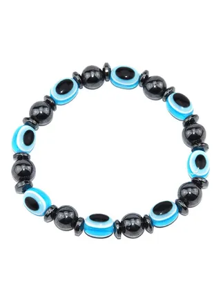 Magnetic Hematite Eyes Healing Beads Stretch Bracelet 