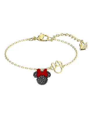 Mickey And Minnie Design Stone Studded Bracelet 