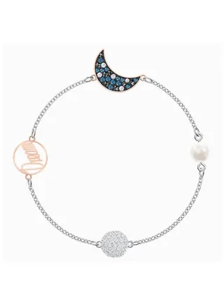 Sun, Moon, Stars, Pearl Invisible Magnetic Buckle Bracelet 