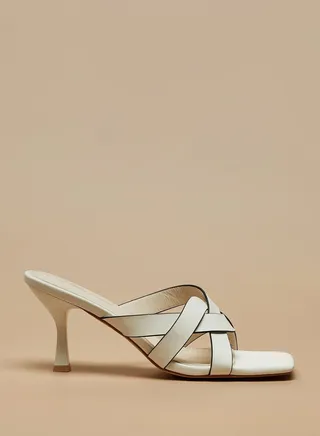 Open Toe Mid Heel Sandals