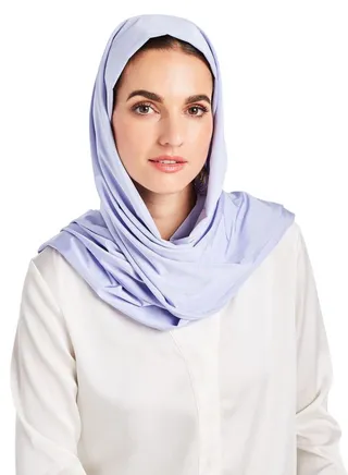 Modest Plain Hijab Purple 