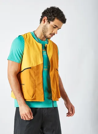 Road Trip Woven Training Utility Vest Yellow 