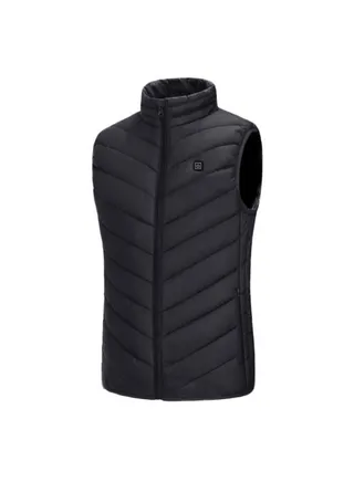 USB Powered Warmer Thermal Vest Black 