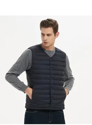 Autumn Winter Fashion Simple Sleeveless Thermal Vest 