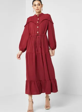 Tiered A-Line Dress 