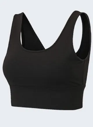New  nylon shock gathering running bra yoga vest 