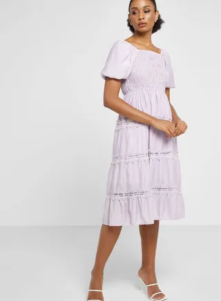 Ruched Detail Dress 