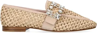 Roger Vivier Embellished Crochet Loafers