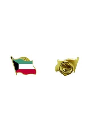Kuwait National Flag Lapel Pins and Brooch Badge to show your patriotism for Kuwait (Flag Badge) 