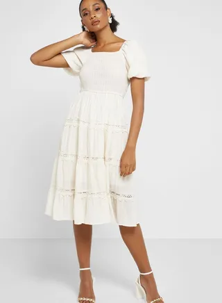 Ruched Detail Dress