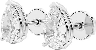 Build Your Own Collection 14K Gold & Lab Grown Pear Shape Diamond Stud Earrings