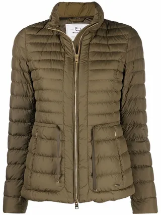 Quilted Feather-Down Puffer Jacket