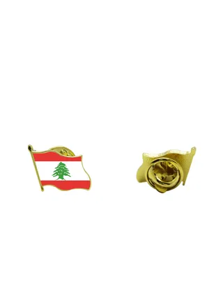 Lebanon National Flag Lapel Pins and Brooch Badge to show your patriotism for Lebanon (Flag Badge) 
