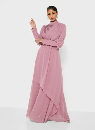 Drape Detail Dress 