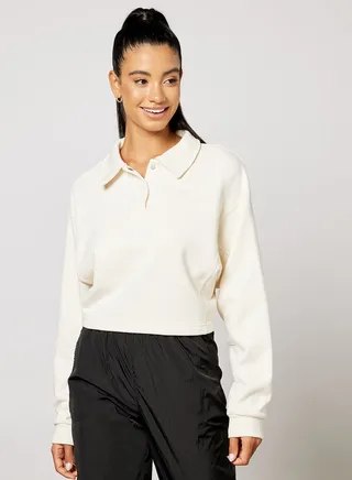 Infuse Fashion Collared Sweatshirt 
