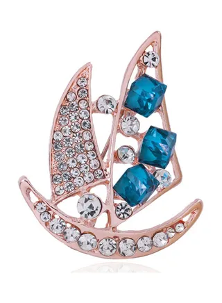 Sailing Personality Brooch 