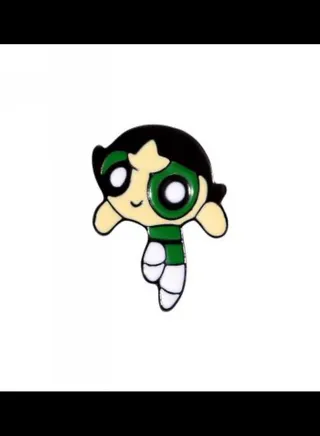 Powerpuff Girls Brooch Design 
