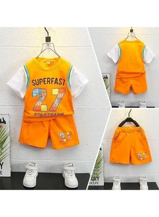 Unisex Children's Soccer Jersey Set 