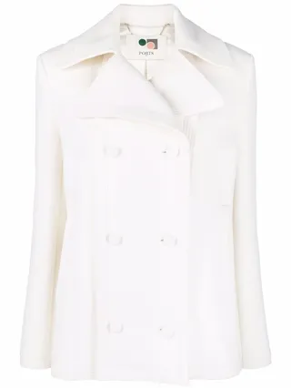 Virgin Wool-Cashmere Double-Breasted Coat