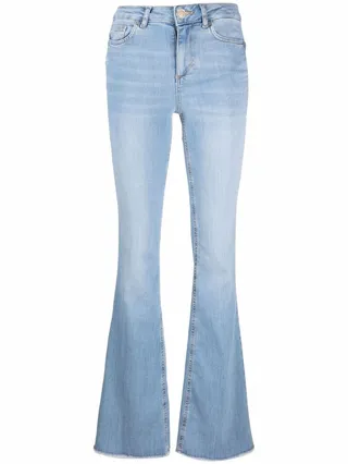 Low-Rise Bootcut Jeans