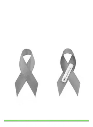 Cancer Awareness Ribbons with Pins (Pack of 2) 