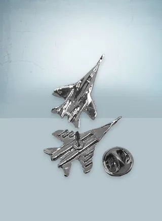 Mig 29 Silver Pin 