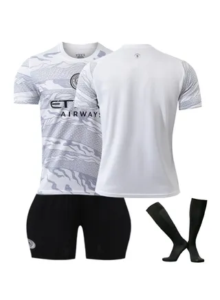 2024 European Cup Children's Youth Football Jersey Three-Piece Set No Number 