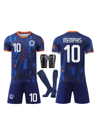 2024 European Cup Children's Youth Football Jersey Four-Piece Set No. 10 