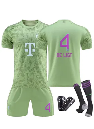 2024 European Cup Children's Youth Football Jersey Four-Piece Set Size 4 