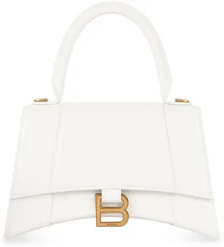 Hourglass Small Handbag Crocodile Embossed
