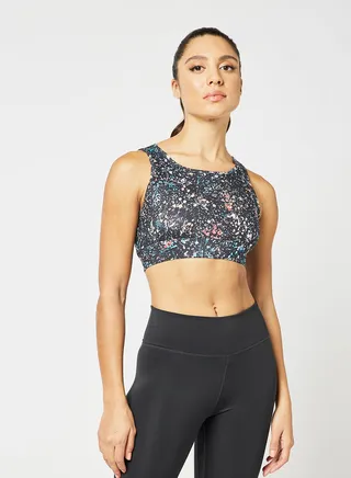 All Over Printed Sports Bra Multicolour 